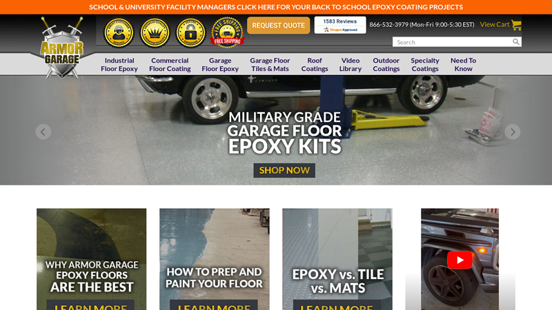 Professional Grade Epoxy Floor Coatings & Garage Flooring