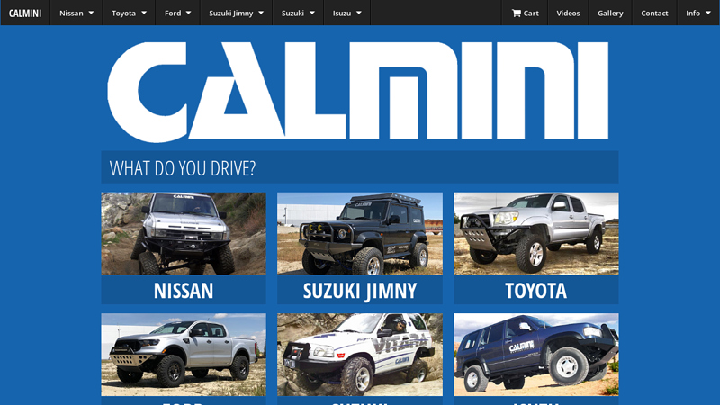 Calmini - Suspension, Lift Kits and Accessories for Nissan, Suzuki, Toyota and Isuzu