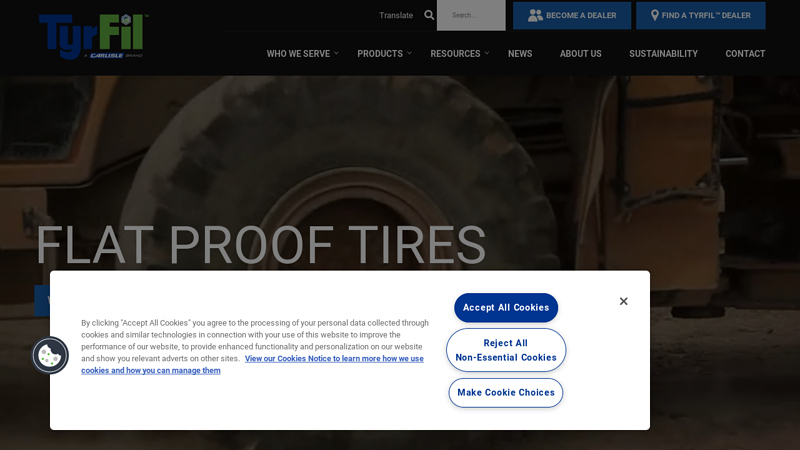 Flat Proof Foam Filled Tires | Polyurethane Tire Fill | Puncture-proof