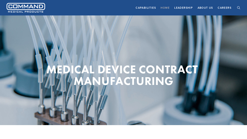 Command Medical Products | Medical Device Contract Manufacturer | ISO 13485