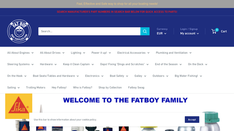 Fatboy Boat Supplies -Marine Store Boat Parts Accessories Boats Supply