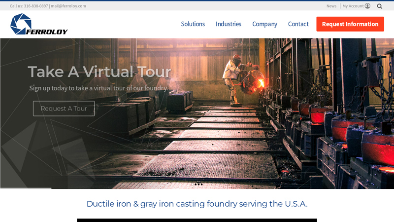 Ferroloy, Inc. | Ductile & Gray Iron Castings | Iron Foundry Wichita KS