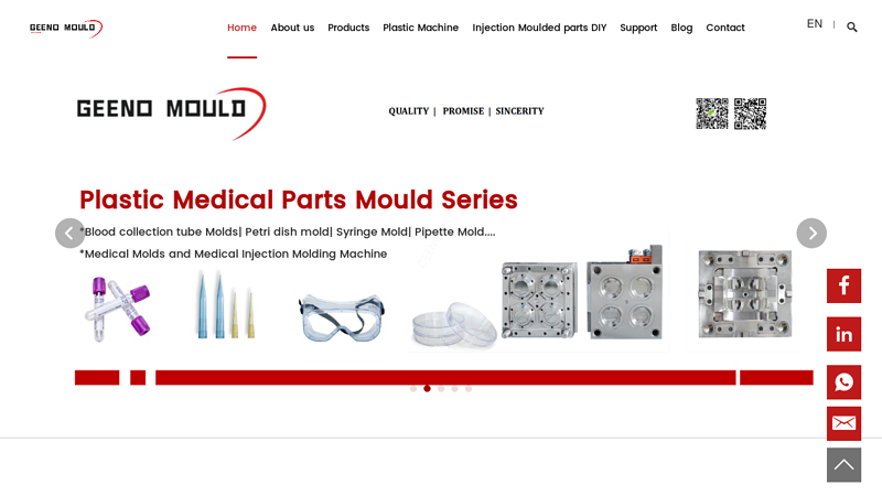 China Injection Mold Factory | Plastic Mold Maker |GEENO Mould | Injection Mold Supplier