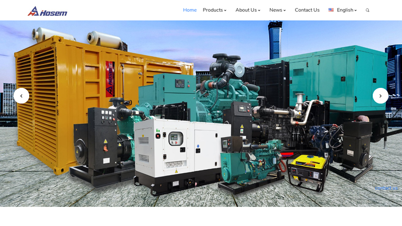 Diesel Generator & Generator Set with High Quality, the Best Diesel Generator Manufacturer from China - Hosem Power