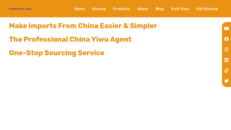 Home | Goldenshiny Trading | Professional Yiwu Agent