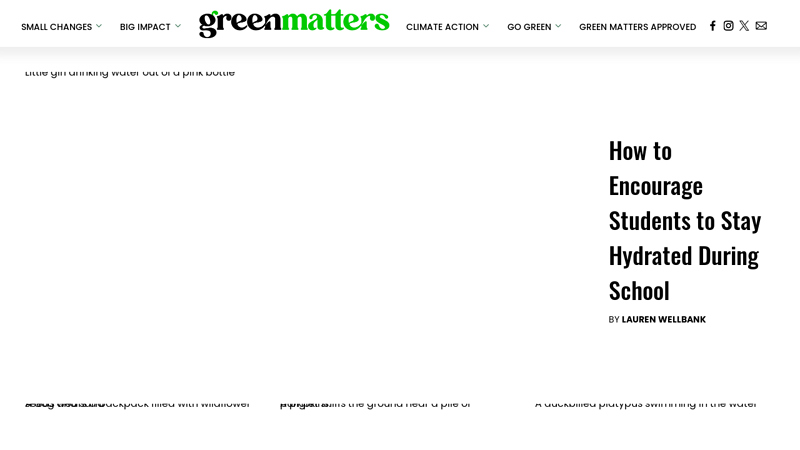 Green Matters: Sustainability, Innovation, Environmental Justice, and More