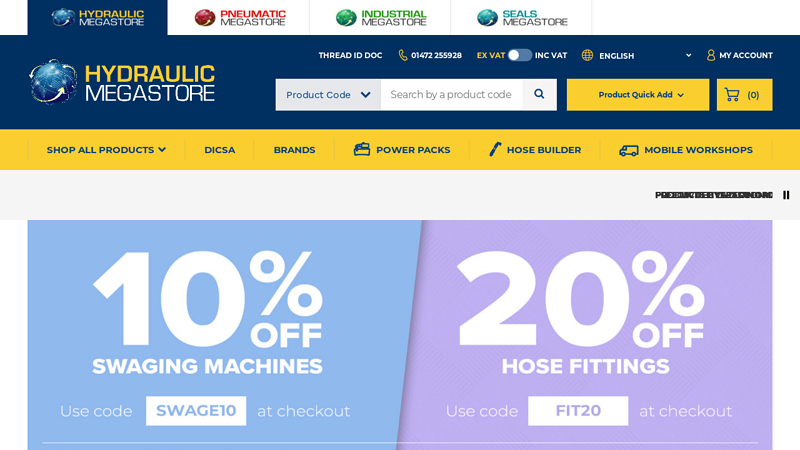 Hydraulic Fittings & Hose Supplier | Hydraulic Megastore