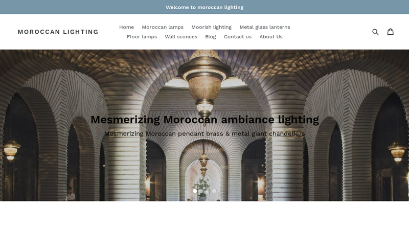 Moroccan lamps | Moorish lighting | Lighting fixtures C Moroccan lighting