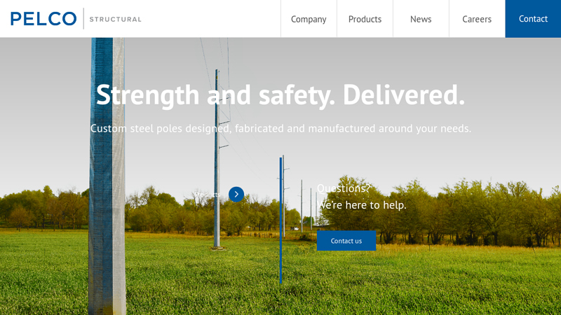 Pelco Structural | Manufacturer of Custom Steel Pole Designs and Fabrications.