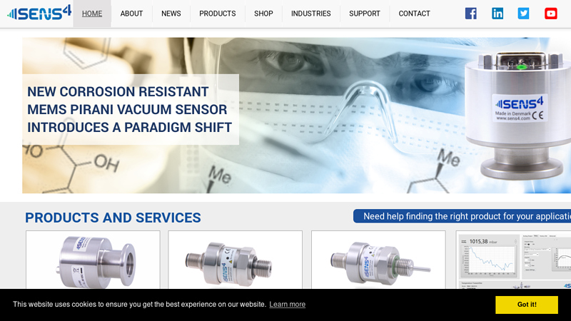 Welcome to Sens4: Your Gateway to Cutting-Edge Vacuum Measurement Solutions