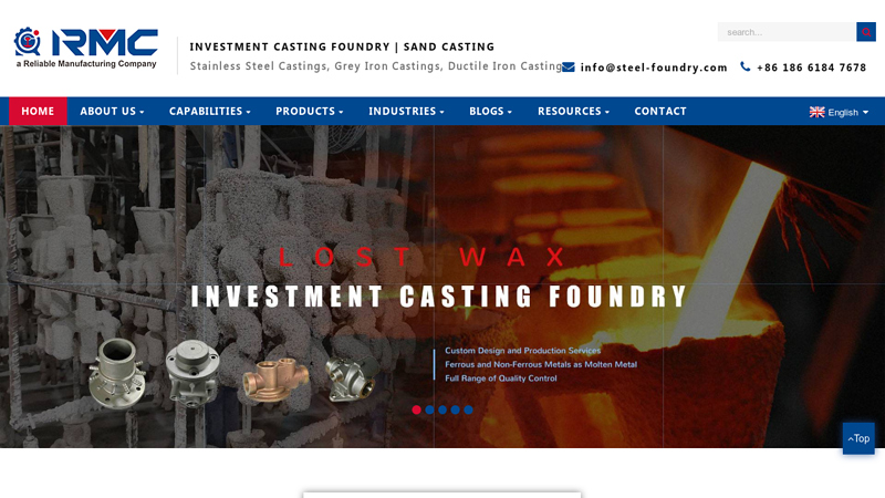 Stainless Steel Casting | Alloy & Carbon Steel Casting | Investment Casting Foundry | Cast Iron Foundry