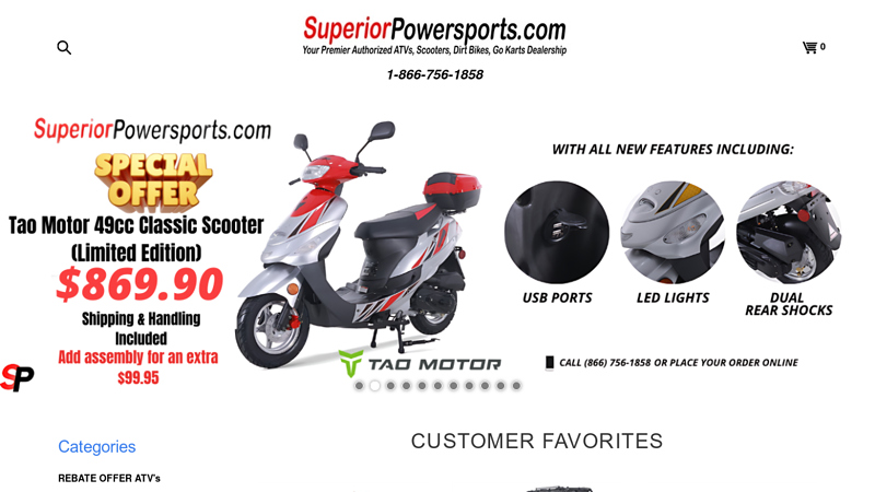 Your Premier Authorized ATVs, Scooters, Dirtbikes, Pocketbikes, Gokarts Dealership