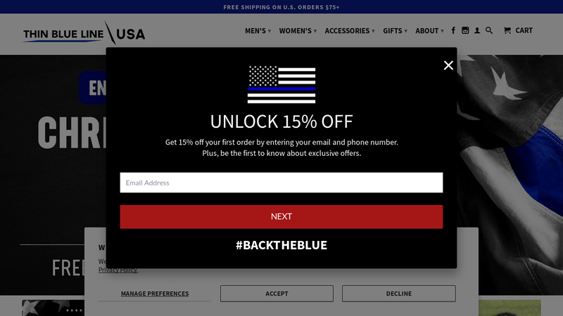 Thin Blue Line USA - Official Site - Shop Gifts, Flags, & Apparel