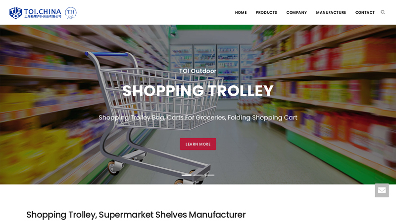 TOI China, Shopping Trolley Bag, Wheels Shopping Cart, Supermarket Shopping Trolley, China Factory Price