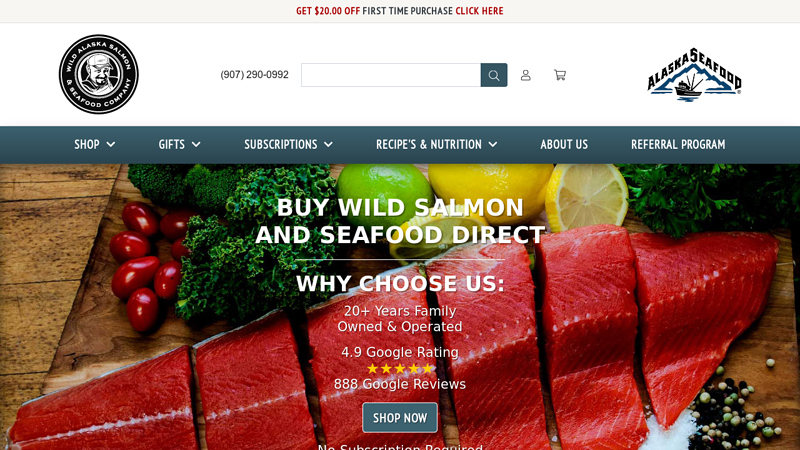 Buy Wild Alaska Salmon & Seafood Products Online